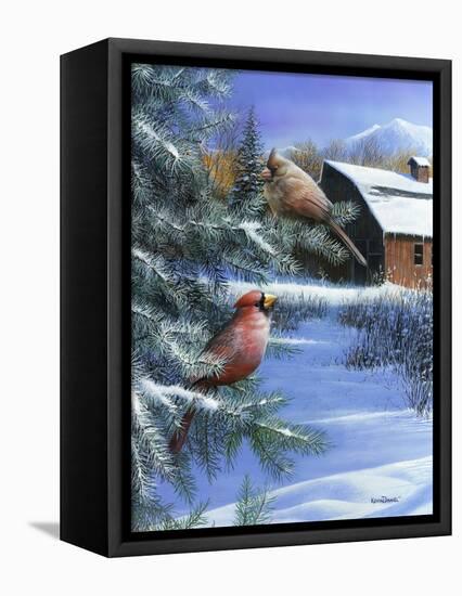 A Winter Day-Kevin Daniel-Framed Stretched Canvas