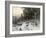 A Winter Evening in the Black Forest, C.1880-German School-Framed Giclee Print