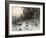 A Winter Evening in the Black Forest, C.1880-German School-Framed Giclee Print