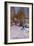 A Winter Landscape with Children Sledging-Peder Mork Monsted-Framed Giclee Print