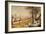 A Winter Landscape with Skaters and a Bird Trap-Pieter Bruegel the Elder-Framed Giclee Print