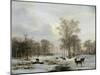 A Winter Landscape-Jacobus-Theodorus Abels-Mounted Giclee Print