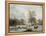 A Winter Landscape-Jacobus-Theodorus Abels-Framed Premier Image Canvas