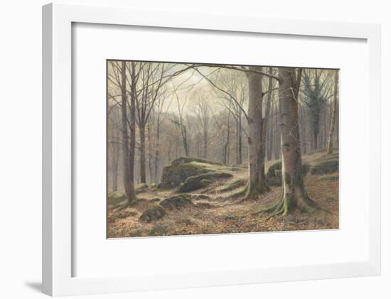 A Winter Morning, Hoar Frost Melting, 1885-1894 (W/C on Paper)-James Thomas Watts-Framed Giclee Print