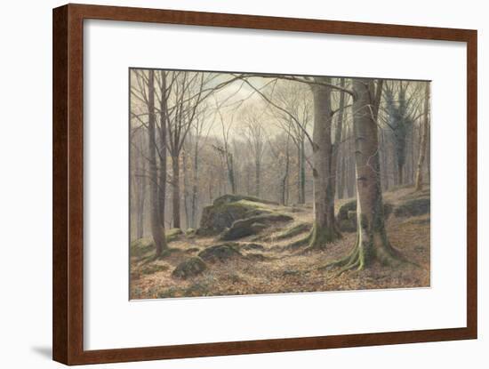 A Winter Morning, Hoar Frost Melting, 1885-1894 (W/C on Paper)-James Thomas Watts-Framed Giclee Print