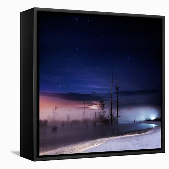 A Winter Night-Shu-Guang Yang-Framed Premier Image Canvas