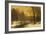 A Winter River Landscape-Anders Andersen-Lundby-Framed Giclee Print