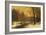 A Winter River Landscape-Anders Andersen-Lundby-Framed Giclee Print