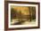 A Winter River Landscape-Anders Andersen-Lundby-Framed Giclee Print