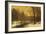 A Winter River Landscape-Anders Andersen-Lundby-Framed Giclee Print