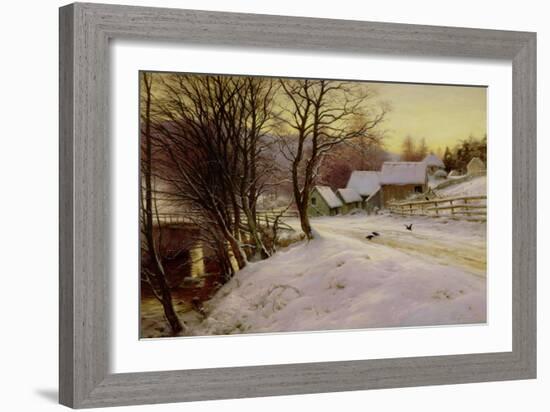 A Winter's Morning-Joseph Farquharson-Framed Giclee Print