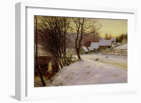 A Winter's Morning-Joseph Farquharson-Framed Giclee Print