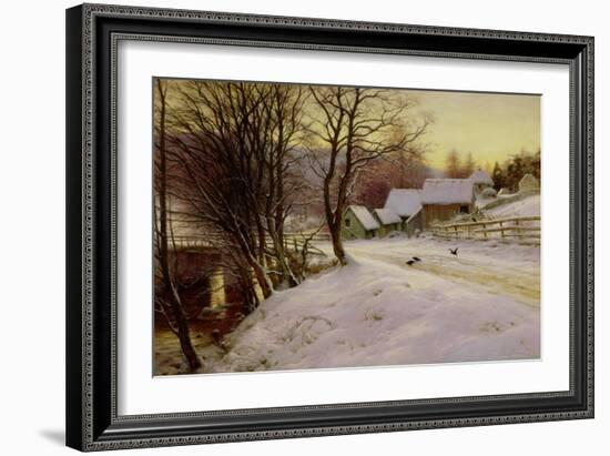 A Winter's Morning-Joseph Farquharson-Framed Giclee Print