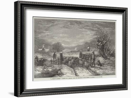 A Winter's Morning-Edward Duncan-Framed Giclee Print