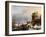 A Winter Scene by Andreas Schelfhout-Andreas Schelfhout-Framed Giclee Print