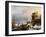 A Winter Scene by Andreas Schelfhout-Andreas Schelfhout-Framed Giclee Print