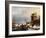 A Winter Scene by Andreas Schelfhout-Andreas Schelfhout-Framed Giclee Print