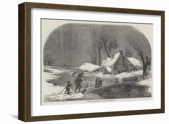 A Winter Scene-Myles Birket Foster-Framed Giclee Print