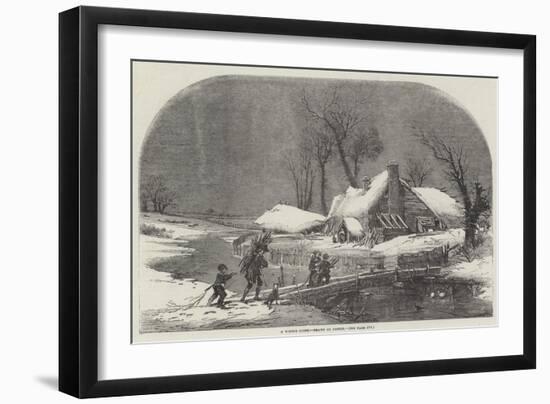 A Winter Scene-Myles Birket Foster-Framed Giclee Print