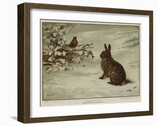 A Winter Song-null-Framed Giclee Print