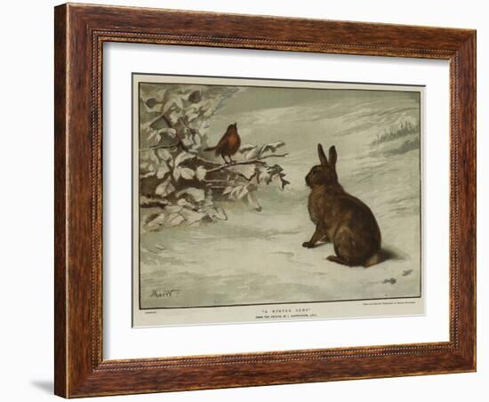 A Winter Song-null-Framed Giclee Print