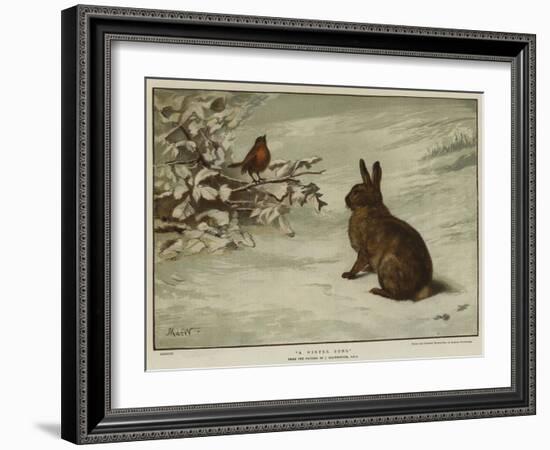 A Winter Song-null-Framed Giclee Print