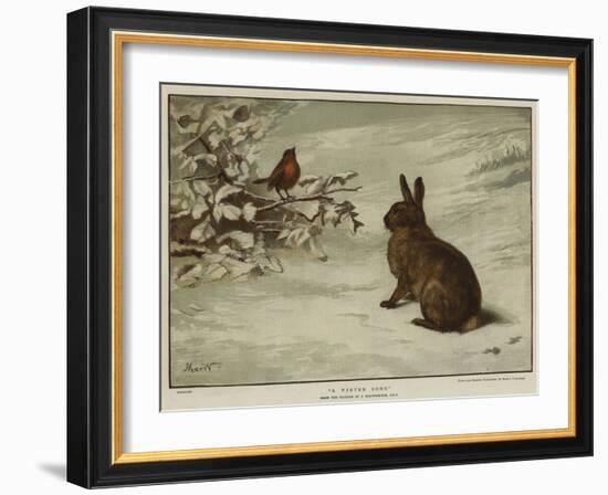 A Winter Song-null-Framed Giclee Print