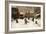 A Winter Street Scene, Paris-Luigi Loir-Framed Giclee Print