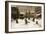 A Winter Street Scene, Paris-Luigi Loir-Framed Giclee Print