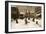 A Winter Street Scene, Paris-Luigi Loir-Framed Giclee Print