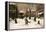 A Winter Street Scene, Paris-Luigi Loir-Framed Premier Image Canvas