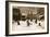 A Winter Street Scene, Paris-Luigi Loir-Framed Giclee Print