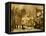 A Winter Street Scene-Willem Koekkoek-Framed Premier Image Canvas