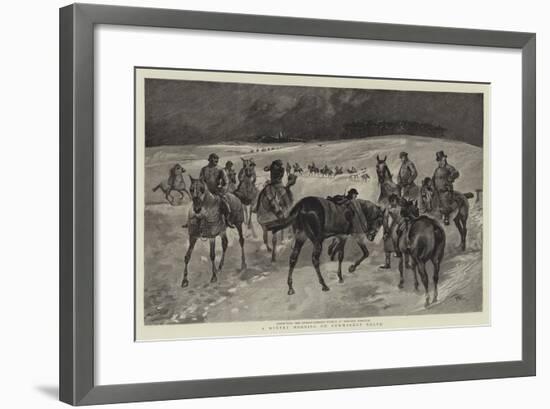 A Wintry Morning on Newmarket Heath-null-Framed Giclee Print