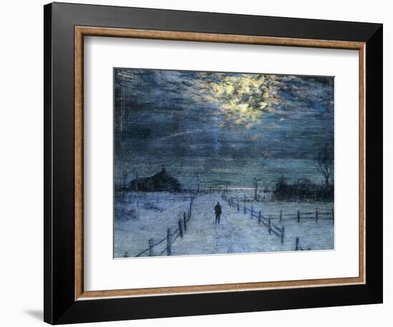 A Wintry Walk-Lowell Birge Harrison-Framed Giclee Print