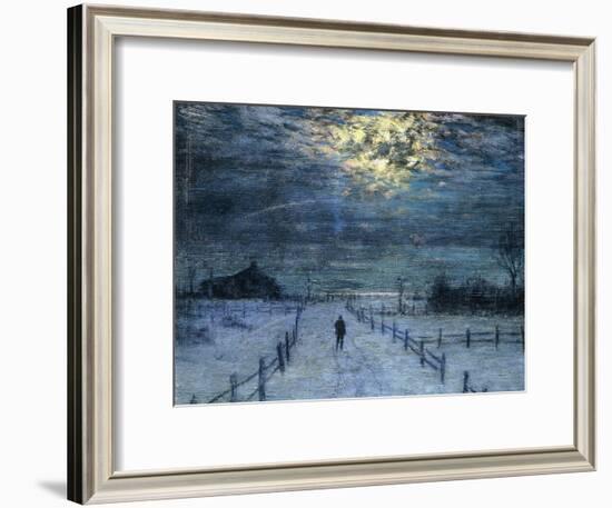 A Wintry Walk-Lowell Birge Harrison-Framed Giclee Print