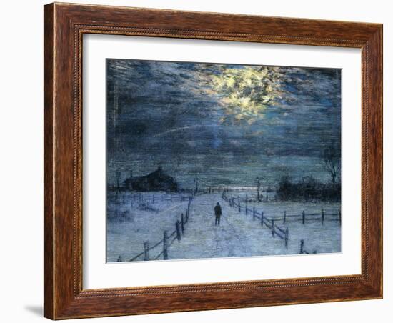 A Wintry Walk-Lowell Birge Harrison-Framed Giclee Print