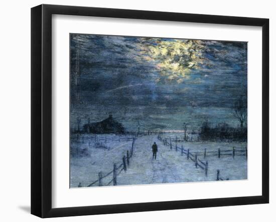 A Wintry Walk-Lowell Birge Harrison-Framed Giclee Print