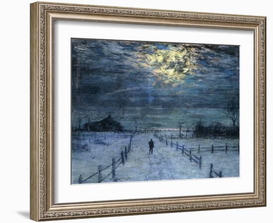 A Wintry Walk-Lovell Birge Harrison-Framed Giclee Print