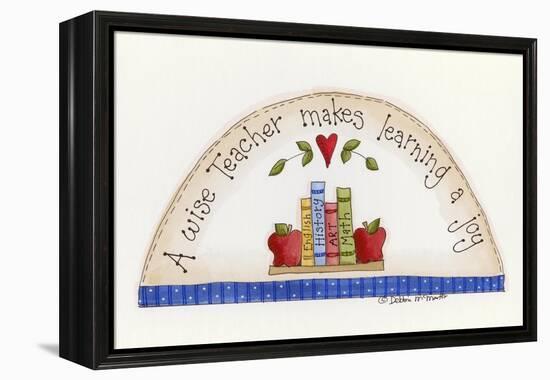 A Wise Teacher-Debbie McMaster-Framed Premier Image Canvas