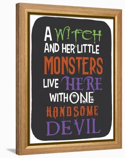 A Witch-Erin Clark-Framed Premier Image Canvas