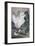 A Wolf Attacked by White Eagle-Kyosai Kawanabe-Framed Giclee Print