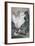 A Wolf Attacked by White Eagle-Kyosai Kawanabe-Framed Premium Giclee Print