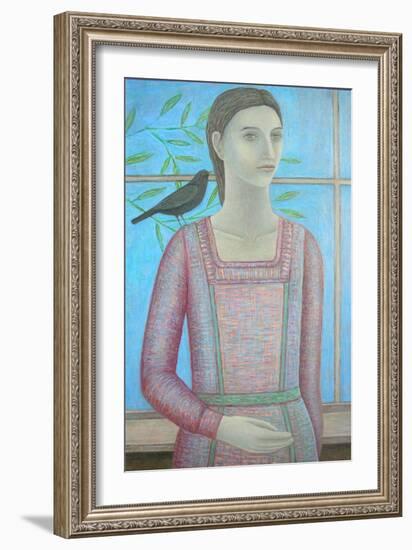 A Woman and a Blackbird are One-Ruth Addinall-Framed Giclee Print