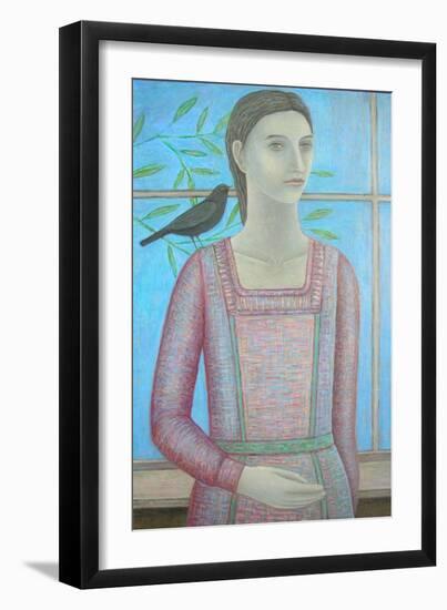 A Woman and a Blackbird are One-Ruth Addinall-Framed Giclee Print