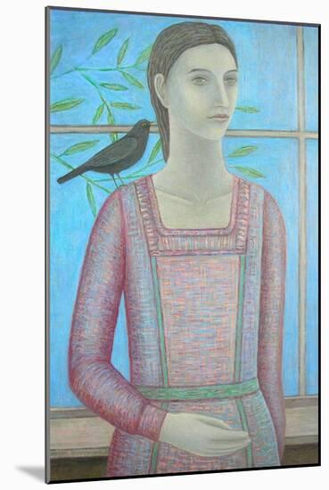 A Woman and a Blackbird are One-Ruth Addinall-Mounted Giclee Print