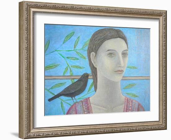 A Woman and a Blackbird are One-Ruth Addinall-Framed Giclee Print