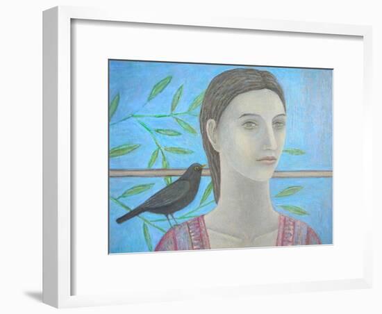 A Woman and a Blackbird are One-Ruth Addinall-Framed Giclee Print