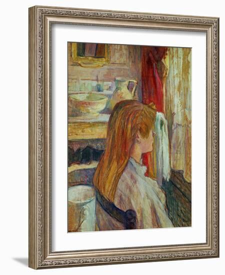 A Woman at Her Window, 1893-Henri de Toulouse-Lautrec-Framed Giclee Print