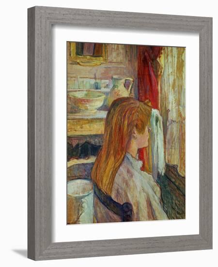 A Woman at Her Window, 1893-Henri de Toulouse-Lautrec-Framed Giclee Print